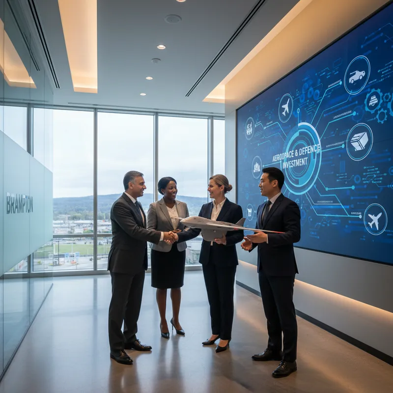 A business news photograph from Brampton Befluent